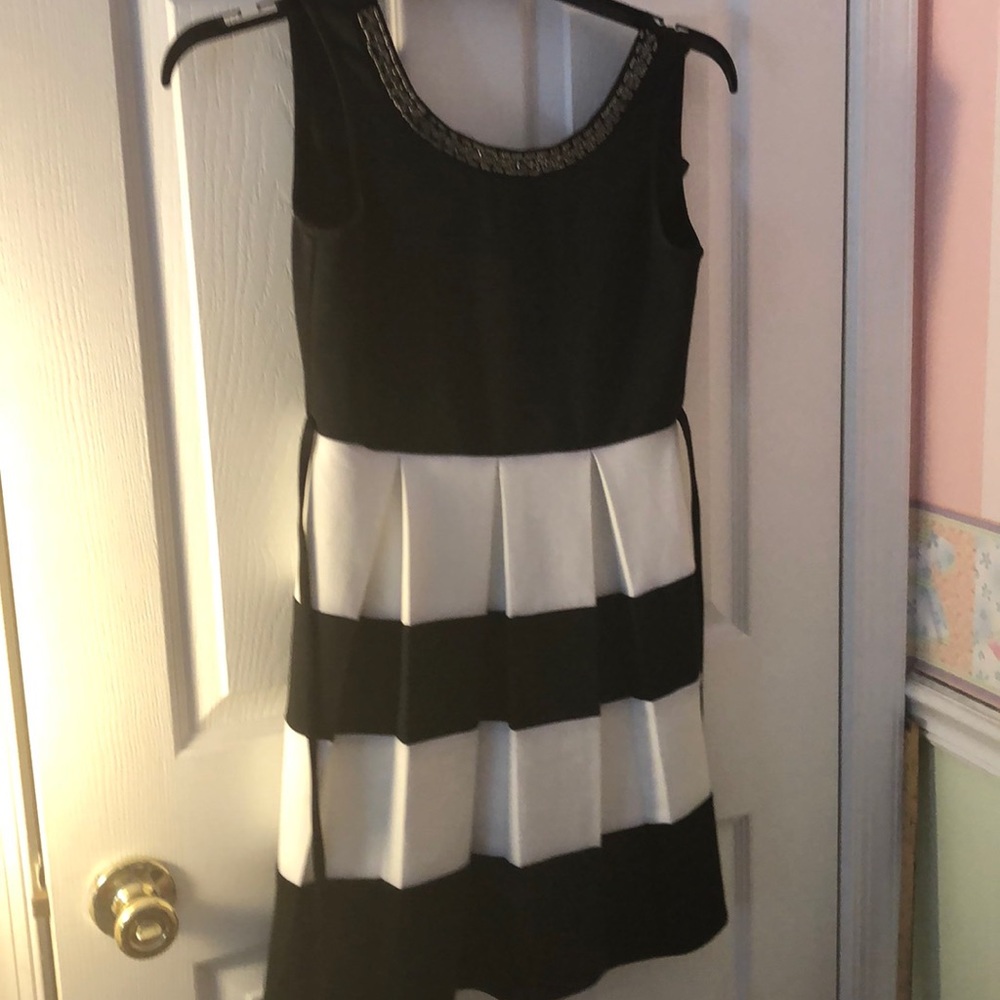 Black and white dress